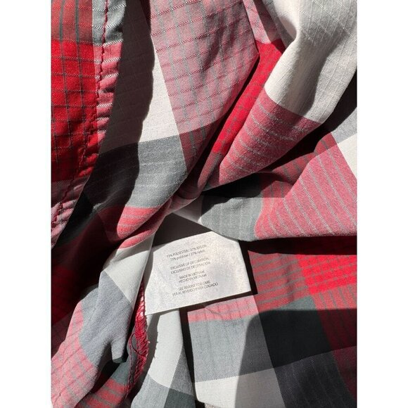 EUC Orvis Shirt Mens Size XXL Red White Plaid Performance Fishing Shirt‎ - Picture 7 of 7